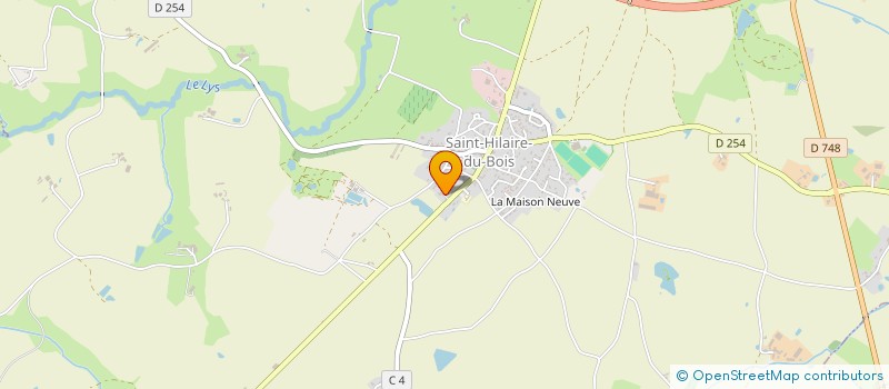 localisation de l'entreprise A.C.R. MENUISERIE à LYS-HAUT-LAYON