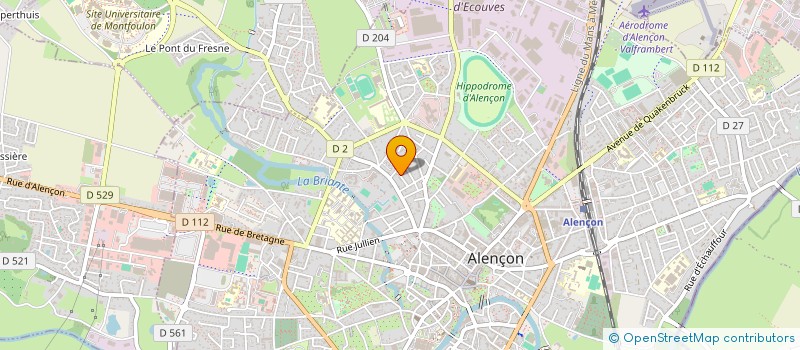 localisation de l'entreprise A.C.R. NET à ALENCON