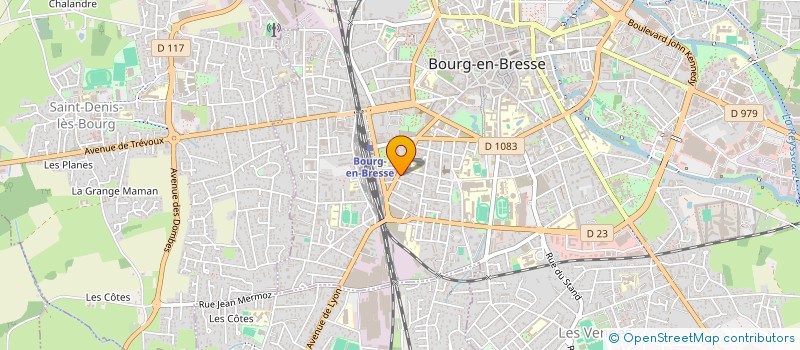 localisation de l'entreprise A.C.R.T BOURG à BOURG-EN-BRESSE