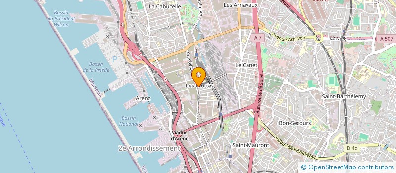localisation de l'entreprise A C R TRAVAUX à MARSEILLE