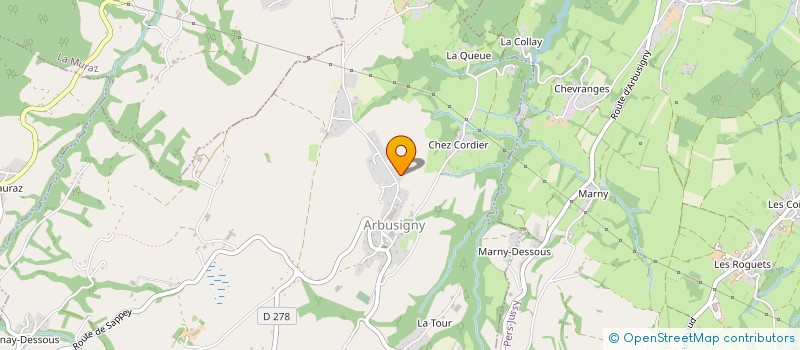 localisation de l'entreprise A.C.R TRAVAUX  ARBUSIGNY