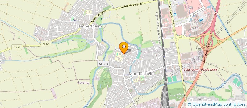 localisation de l'entreprise A.C RENOVATIONS  MUNDOLSHEIM