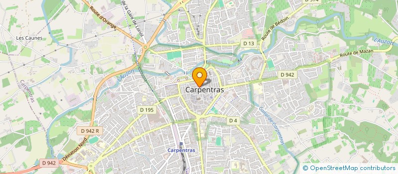 localisation de l'entreprise A.C ROGIER à CARPENTRAS