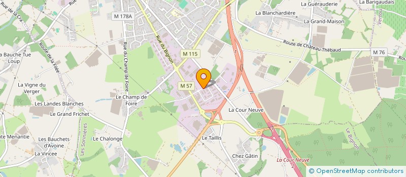 localisation de l'entreprise A.C.S. à LES SORINIERES