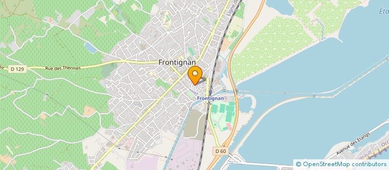 localisation de l'entreprise A.C.S à FRONTIGNAN