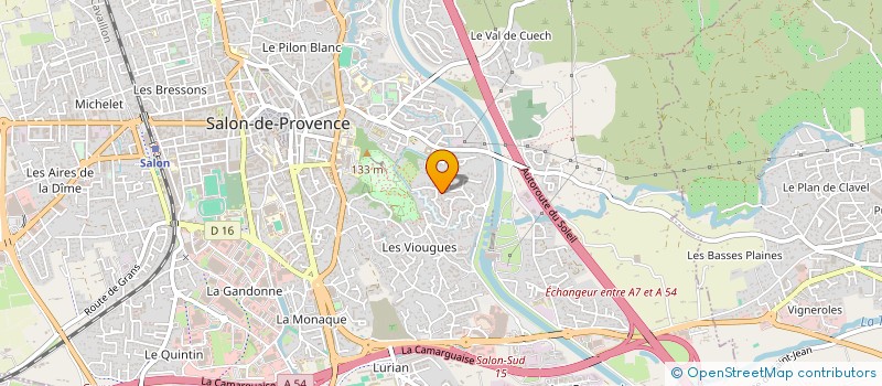 localisation de l'entreprise A.C.S.B à SALON-DE-PROVENCE