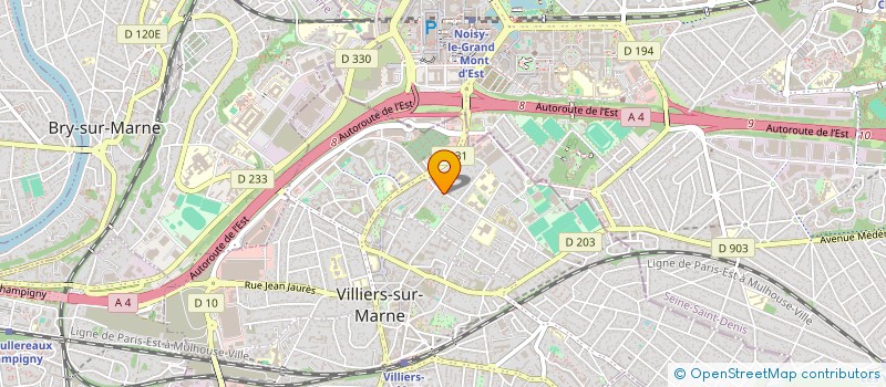 localisation de l'entreprise A C S FERMETURE à VILLIERS-SUR-MARNE