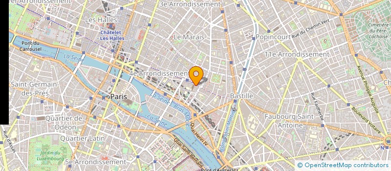 localisation de l'entreprise A C S FRUITS à PARIS