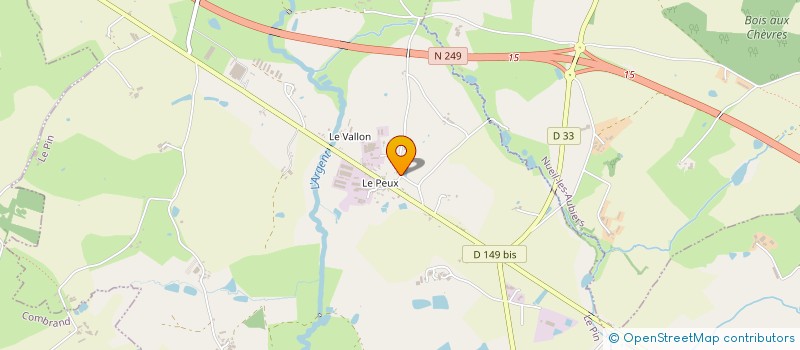 localisation de l'entreprise A.C.S.J.P  LE PIN