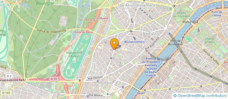localisation de l'entreprise A.C.S.M à PARIS