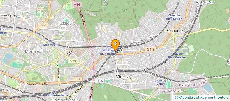 localisation de l'entreprise A C S SOCIAL à VIROFLAY