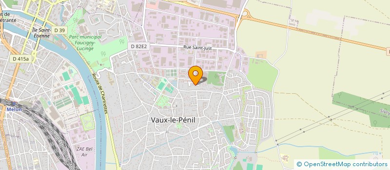 localisation de l'entreprise A.C. SA à VAUX-LE-PENIL