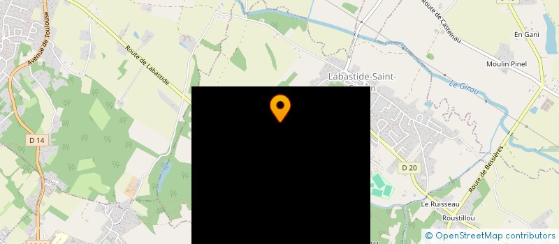 localisation de l'entreprise A.C. SERVICES à LABASTIDE-SAINT-SERNIN