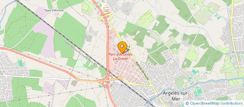 localisation de l'entreprise A.C SHOP à ARGELES-SUR-MER