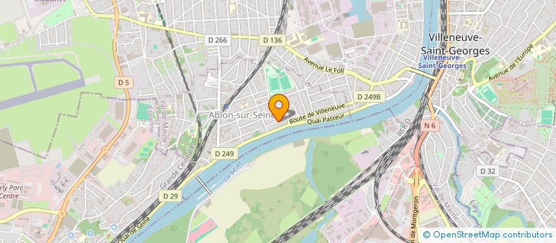 localisation de l'entreprise A C T  ABLON-SUR-SEINE