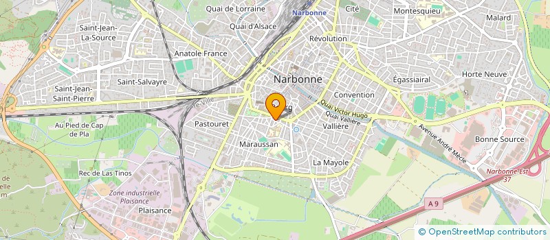 localisation de l'entreprise A.C.T à NARBONNE