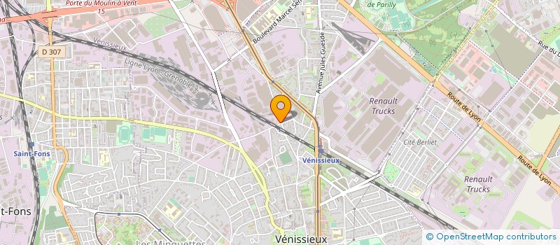 localisation de l'entreprise A C T D à VENISSIEUX