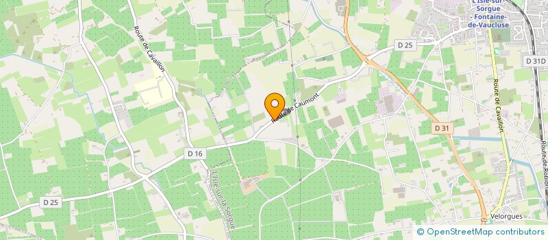 localisation de l'entreprise A.C.T.E 2 à L'ISLE-SUR-LA-SORGUE
