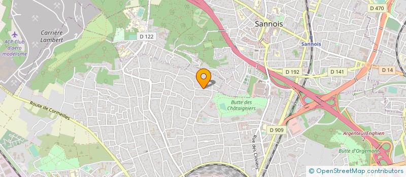 localisation de l'entreprise A.C.T.E.  ARGENTEUIL