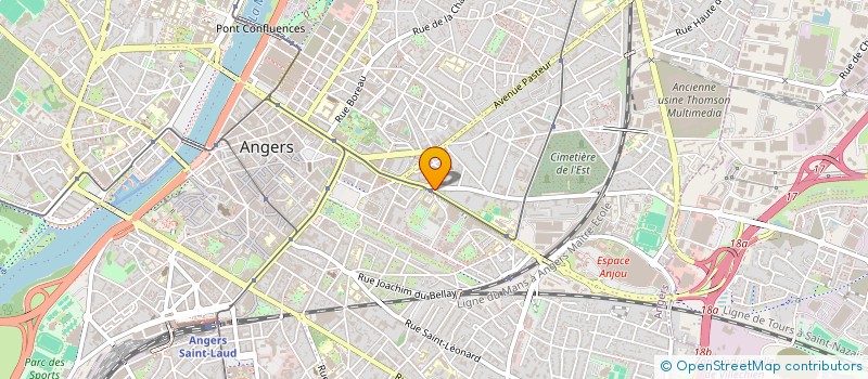 localisation de l'entreprise A.C.T.E ASS CHOMEURS TRAV ENTR à ANGERS