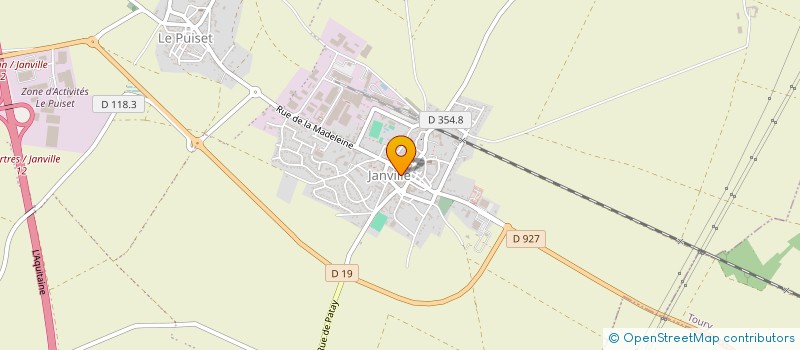 localisation de l'entreprise A.C.T.E.U.R EN BEAUCE à JANVILLE-EN-BEAUCE