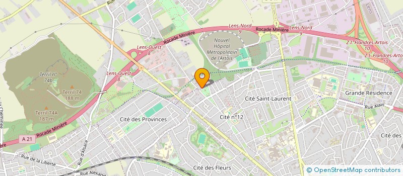 localisation de l'entreprise A.C.T. ENVIRONNEMENT SARL  LOOS-EN-GOHELLE