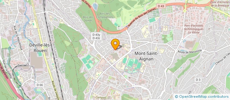 localisation de l'entreprise A.C.T.H.  SAVIGNAC-LES-EGLISES