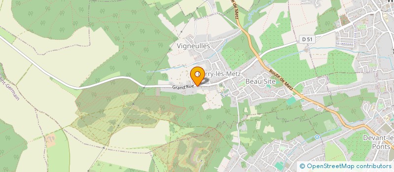 localisation de l'entreprise A C T I F  LORRY-LES-METZ