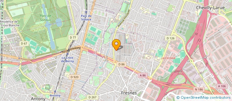 localisation de l'entreprise A.C.T.I.F  FRESNES