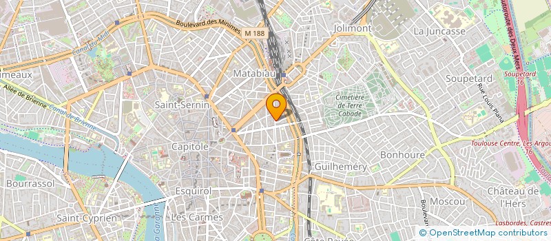 localisation de l'entreprise A.C.T.I.V.A. à TOULOUSE