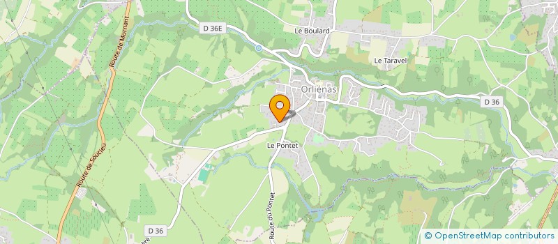 localisation de l'entreprise A.C.T.M  ORLIENAS