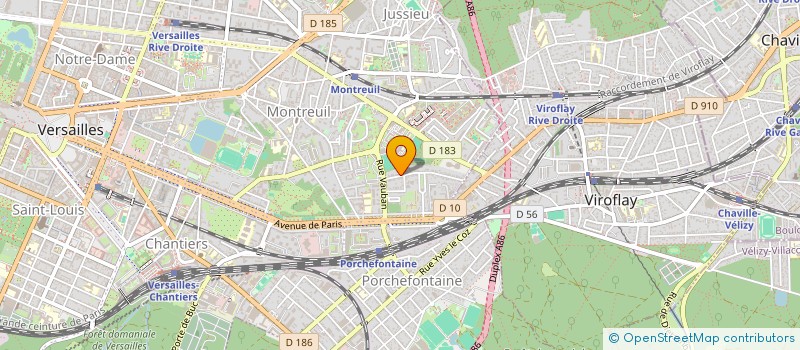 localisation de l'entreprise A.C.T.M. PAYSAGE à VERSAILLES