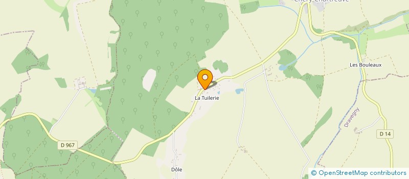 localisation de l'entreprise A.C.T RENOVATION  CHERY-CHARTREUVE