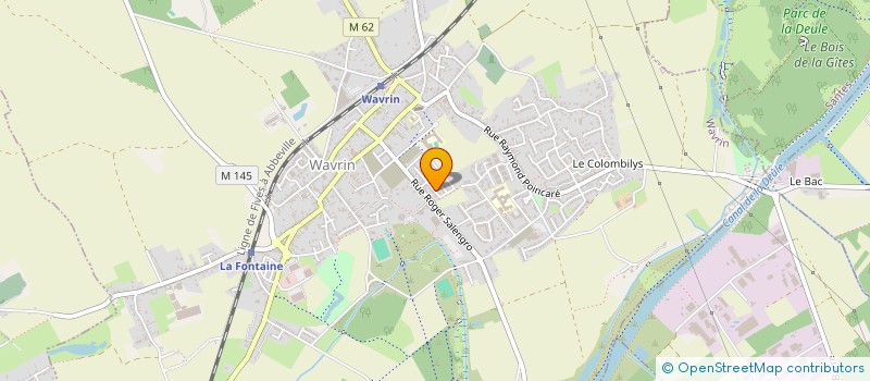 localisation de l'entreprise A.C.TRAVAUX à WAVRIN