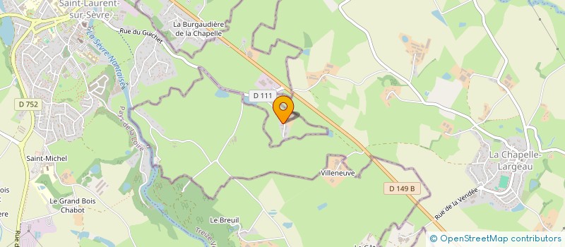 localisation de l'entreprise A C  UNC/AFN SECTION LOCALE  SAINT-LAURENT-SUR-SEVRE