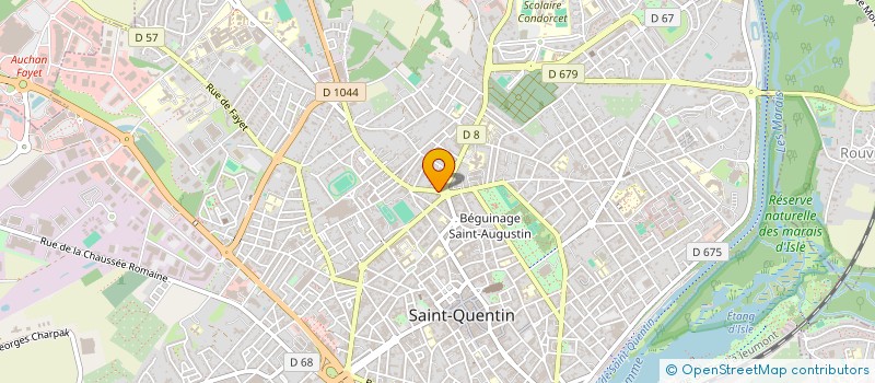 localisation de l'entreprise A C V à SAINT QUENTIN