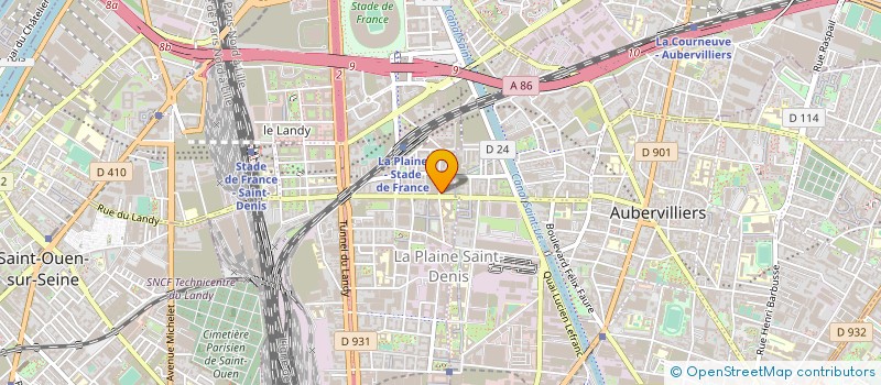 localisation de l'entreprise A.C.V  DIFFUSION  SAINT-DENIS