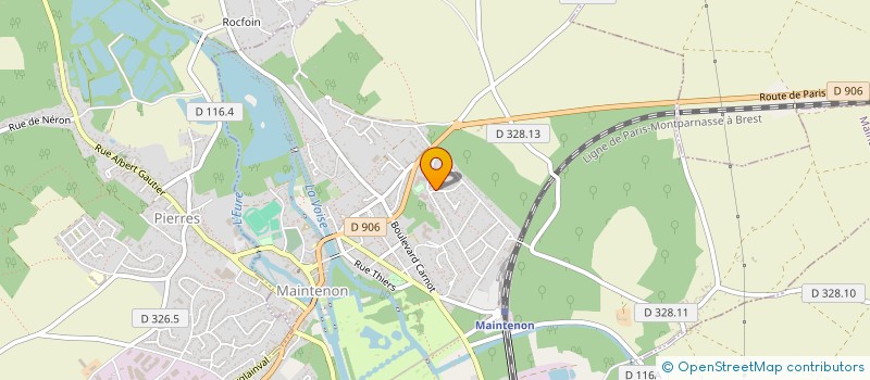 localisation de l'entreprise A C V G à MAINTENON