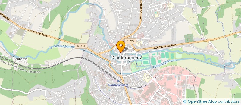 localisation de l'entreprise A C V SANTE à COULOMMIERS