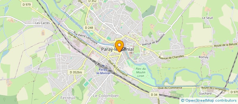 localisation de l'entreprise A.C. VIDEO STAR à PARAY-LE-MONIAL