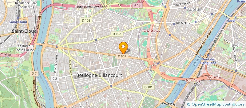 localisation de l'entreprise A&C WORLDWIDE à BOULOGNE-BILLANCOURT