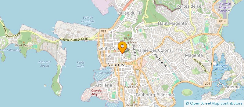 localisation de l'entreprise A CAILLARD R KADDOUR à NOUMEA