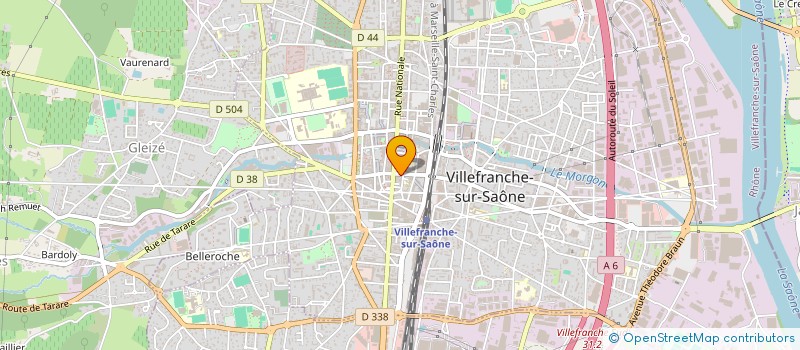 localisation de l'entreprise A CAL'O à VILLEFRANCHE-SUR-SAONE