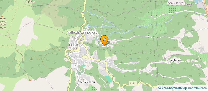 localisation de l'entreprise A CANTINA à VALLE-DI-CAMPOLORO