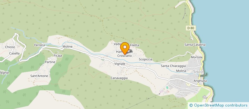 localisation de l'entreprise A CANTINA DI L'ALB'ORU  SISCO