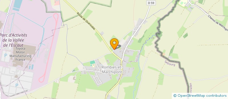 localisation de l'entreprise A CARRE  ROMBIES-ET-MARCHIPONT