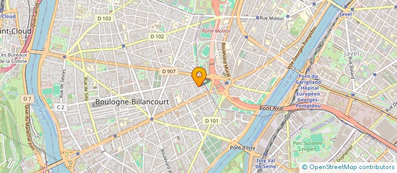 localisation de l'entreprise A. CARRE CONSEIL à BOULOGNE-BILLANCOURT