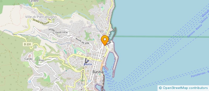 localisation de l'entreprise A CASA CECCARELLI à BASTIA
