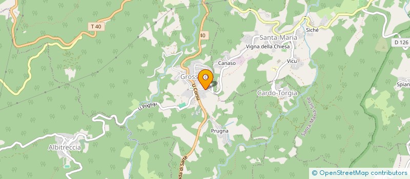 localisation de l'entreprise A CASA CORSA  GROSSETO-PRUGNA