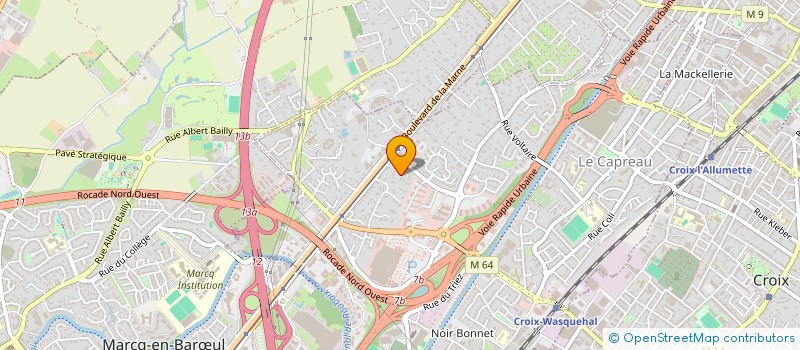 localisation de l'entreprise A CASA DI MARIA  WASQUEHAL